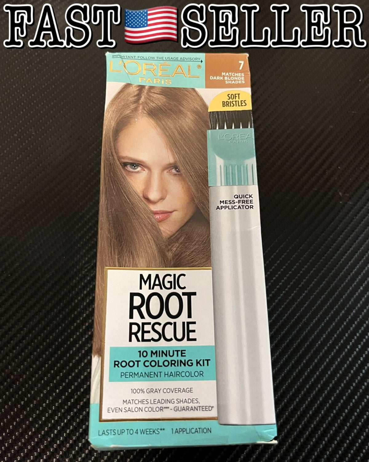 Permanent Hair Color 7 Dark Blonde - Root Touch Up Kit