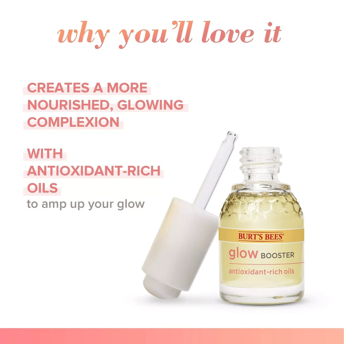 Natural Glow Booster Face Serum for Normal & Combination Skin - 0.51 oz
