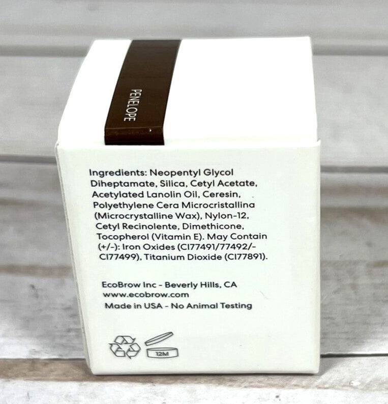 Eyebrow Wax Penelope Brunette 0.08oz - Defining Brow Wax for Grooming