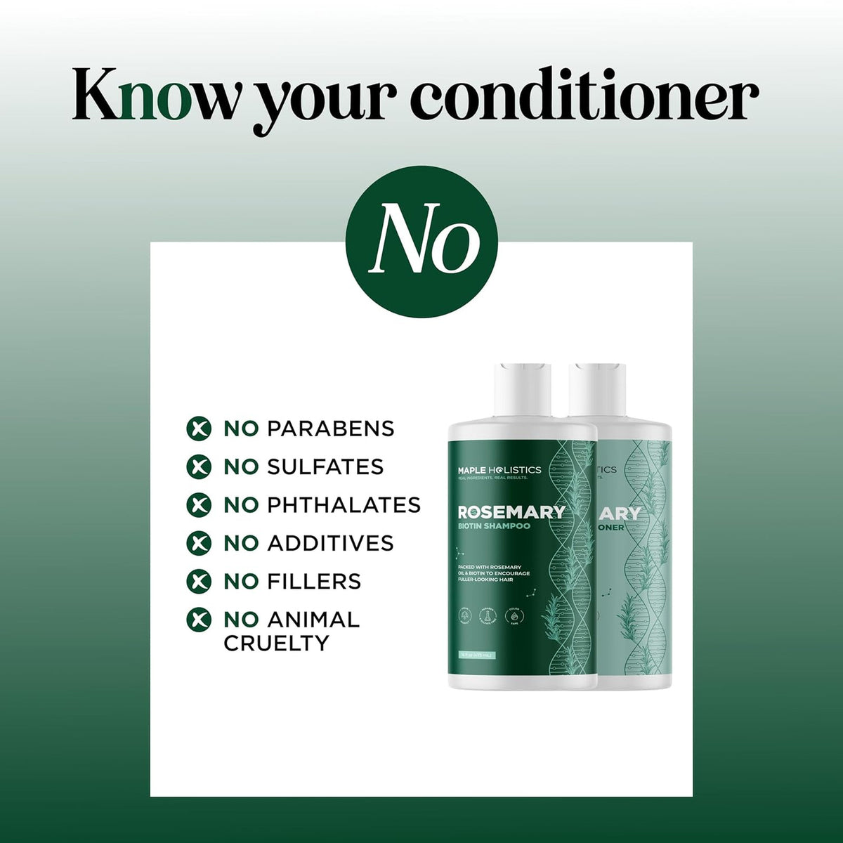 Volumizing Biotin Shampoo and Conditioner Set - Rosemary Tea Tree