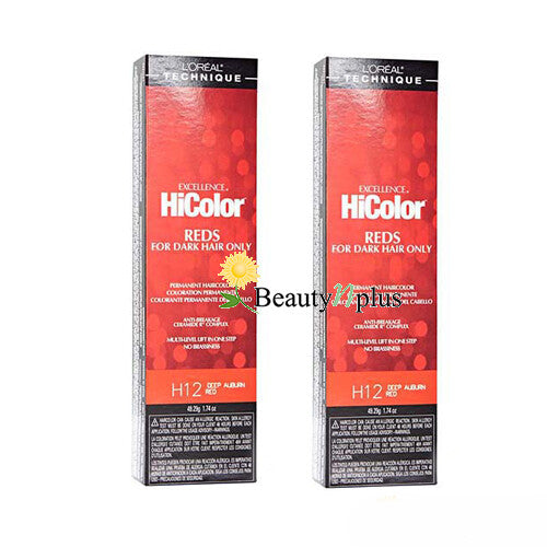 Permanent Hair Color for Dark Hair - 2 Pack, 23 Shades
