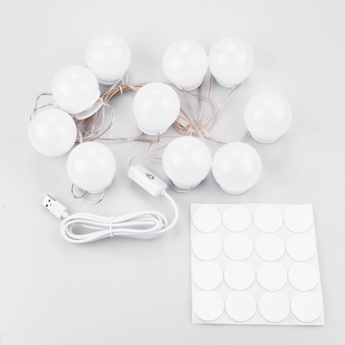 LED Vanity Mirror Lights Kit with Dimmable 10 Bulbs for Makeup