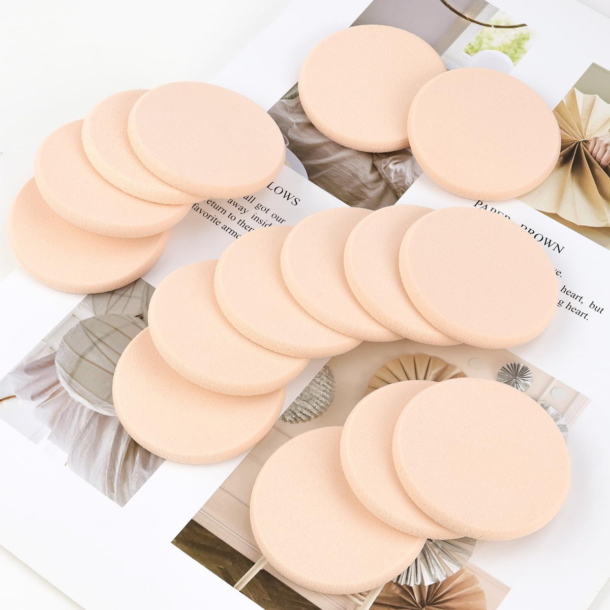 25 Pcs Makeup Sponges - Facial Foundation Blenders for Wet & Dry Use