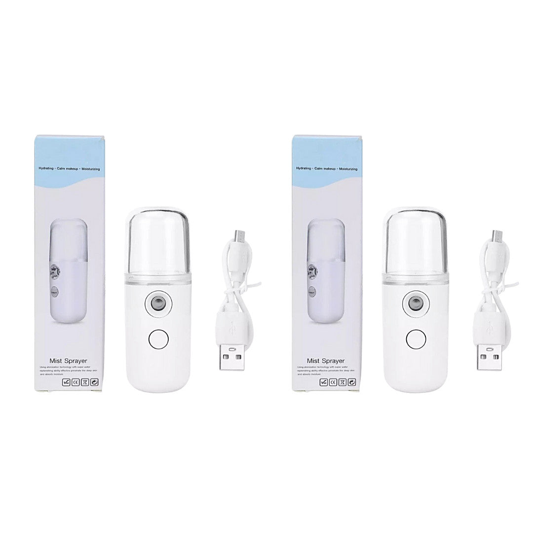 Portable Nano Facial Mist Sprayer 30ml USB Rechargeable Humidifier
