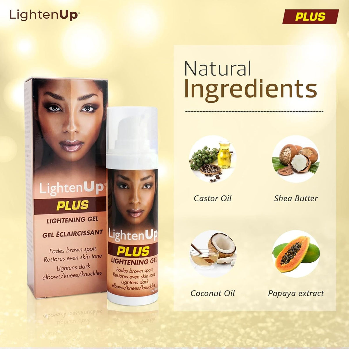 Brightening Gel with Papaya Extract - Skin Tone & Spot Fade, 1 oz