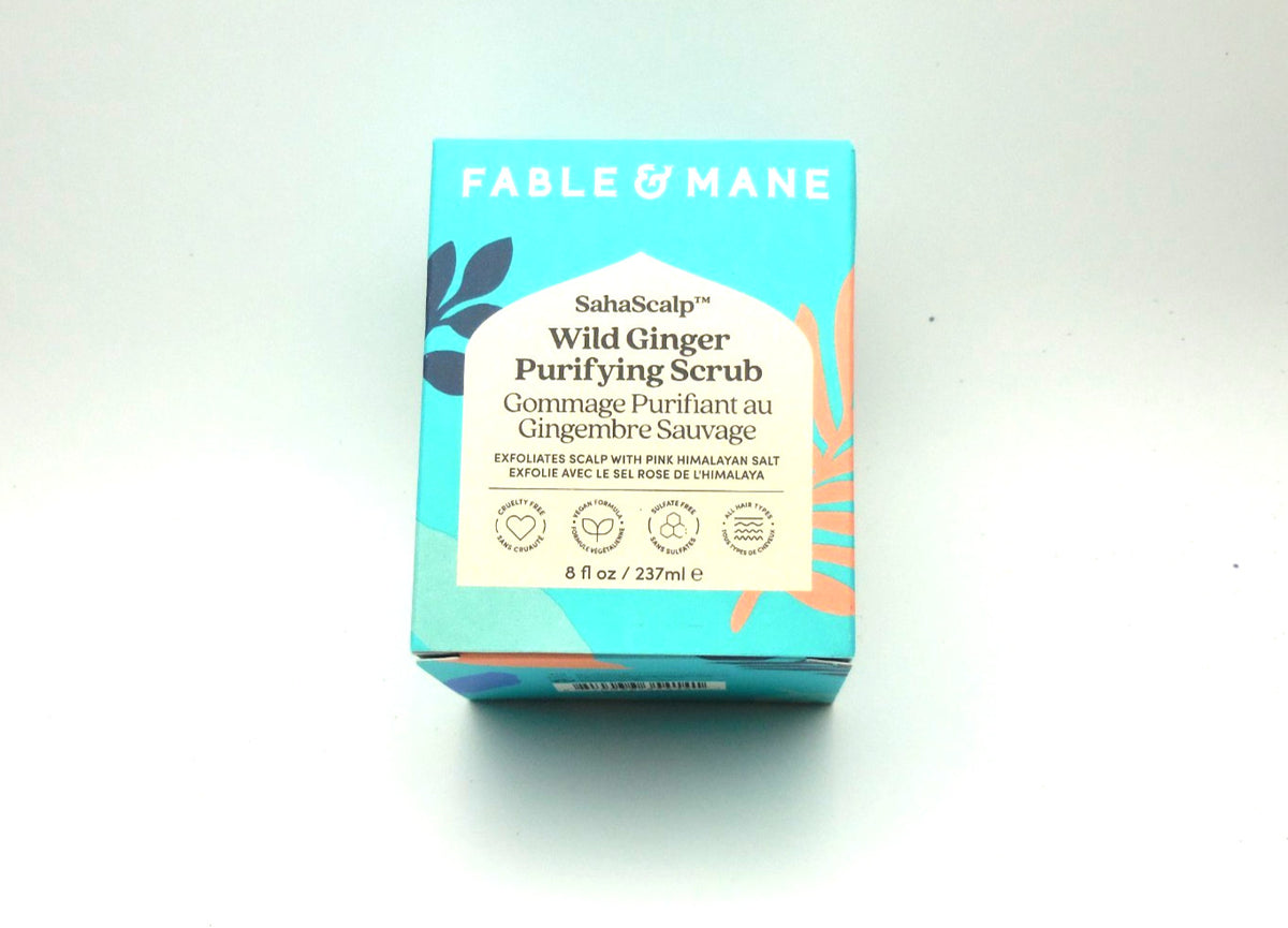 Fable & Mane SahaScalp™ Wild Ginger Purifying Scrub 8 fl oz ℮ NEW IN