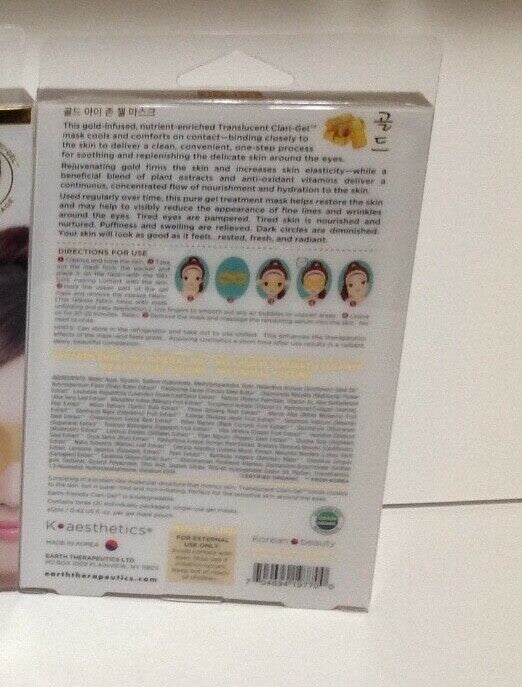 ClariGel Translucent Pure Gel Eye Mask - 3 Pack (9 Masks)