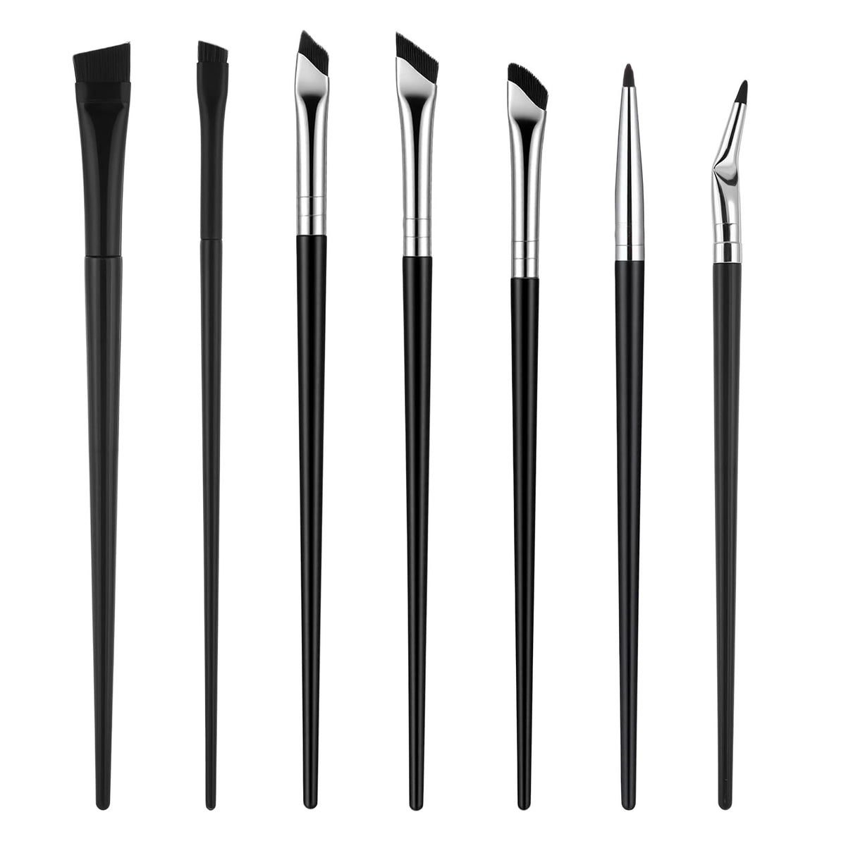 7-Piece Eyeliner Brush Set for Precise Eye Makeup, Multi-Functional Eye Tools