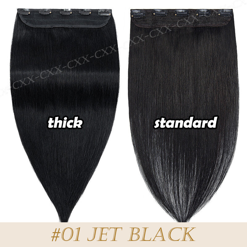Full Head Clip-In Hair Extensions - 100% Virgin Remy Human Hair Blonde