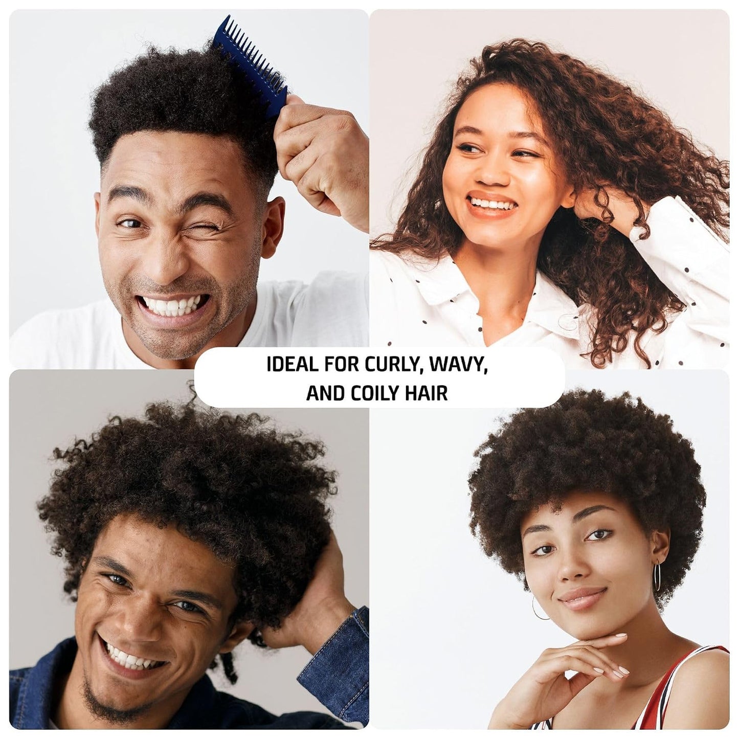 Hydrating Curl Cream for Coily & Curly Hair with Coconut Jojoba Oil - 8.45oz