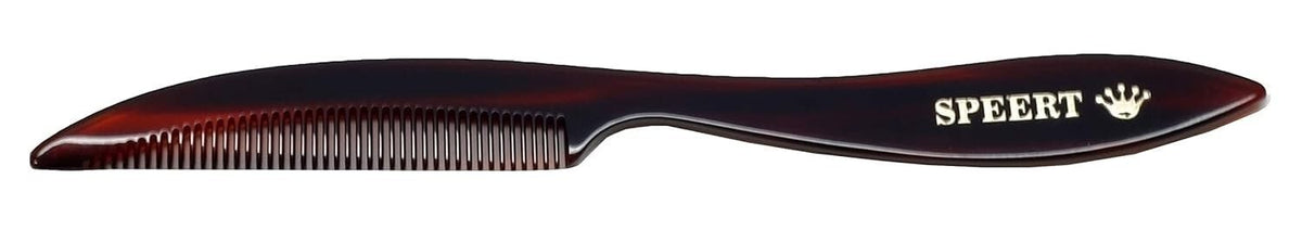Swiss Handmade Moustache & Beard Travel Comb - 5.5 Inch Cellulose Acetate