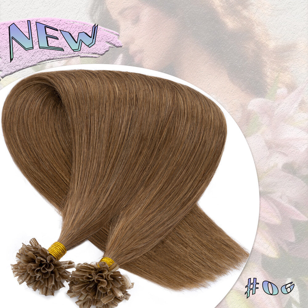Pre Bonded Keratin Hair Extensions - Human Hair Remy U Tip Thick Strands