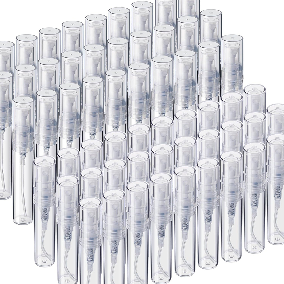 Mini Spray Bottles Set 2 Sizes 3ml & 5ml Leak-Proof Refillable Plastic