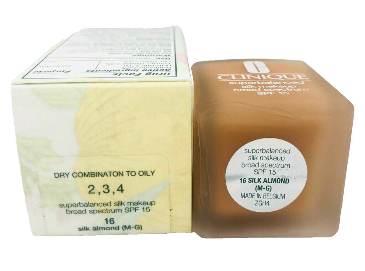 Clinique Superbalanced Silk Foundation 1oz Shade 16 Silk Almond