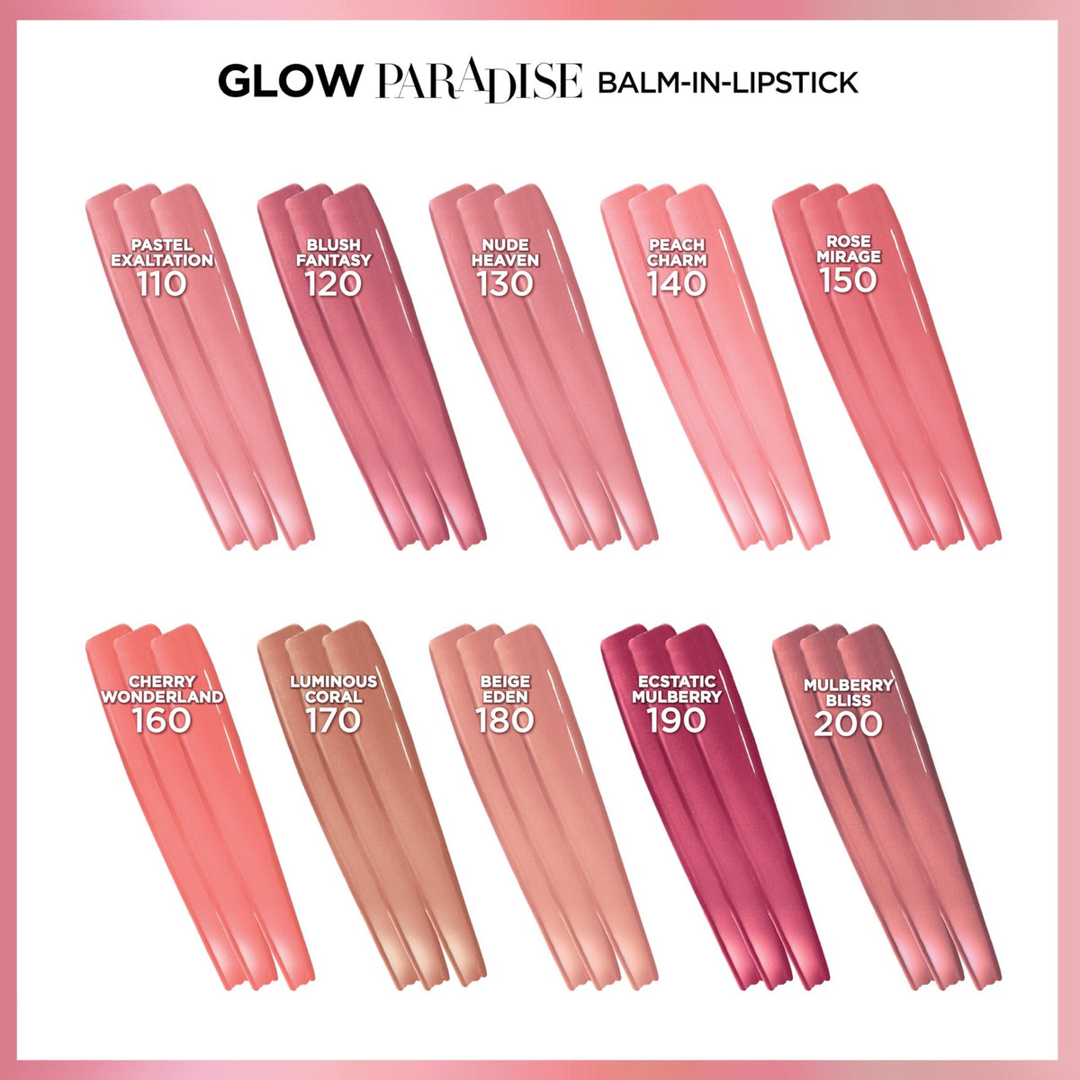 Hydrating Balm-in-Lipstick with Natural Ingredients - 110 Pastel Exaltation