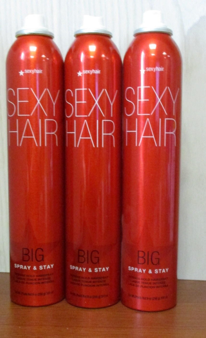 Strong Hold Hair Spray 9oz - 3 Pack Long-Lasting Humidity & Shine