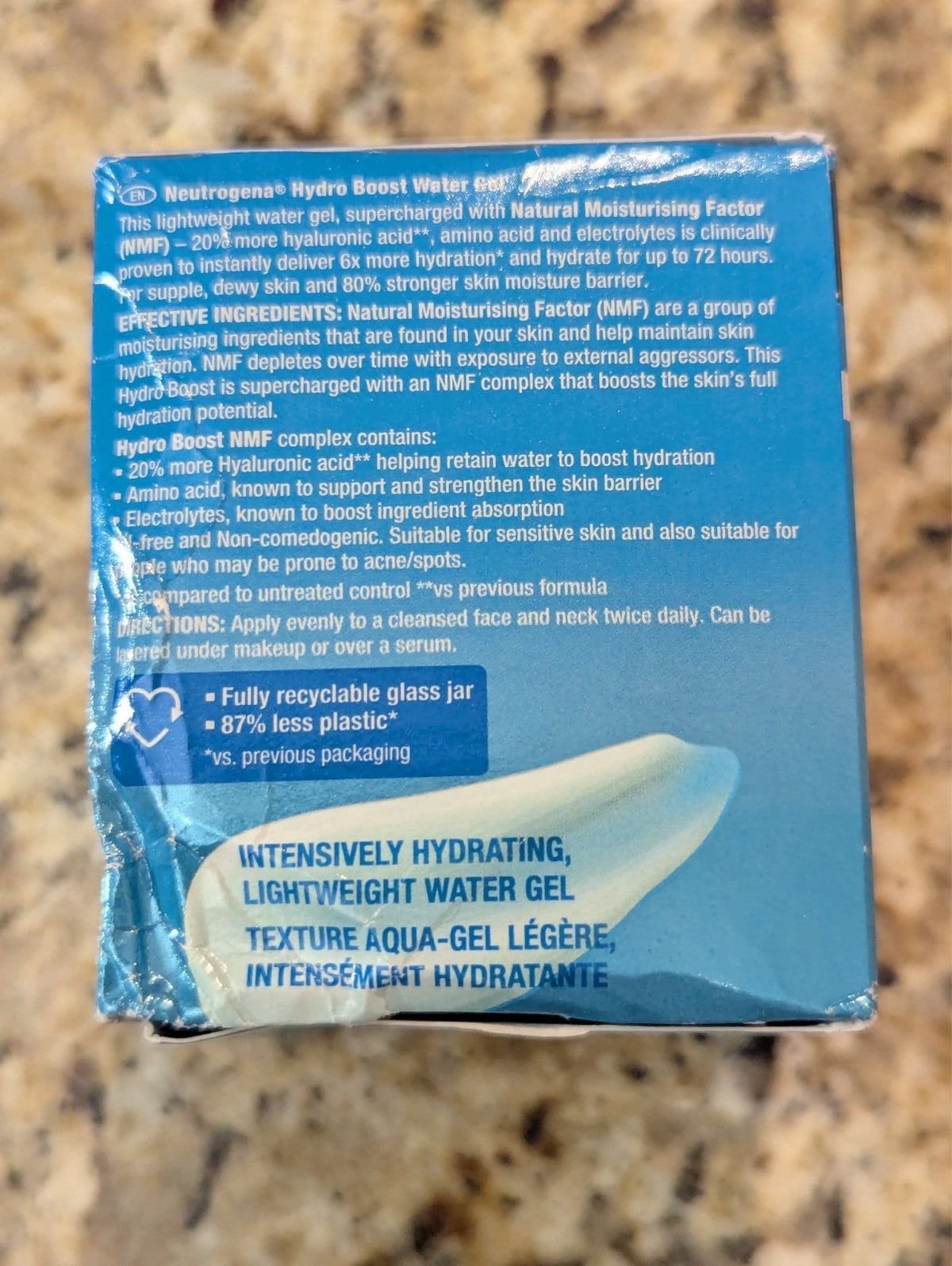 Hydro Boost Water Gel Face Moisturizer - Normal to Oily Skin 1.7oz