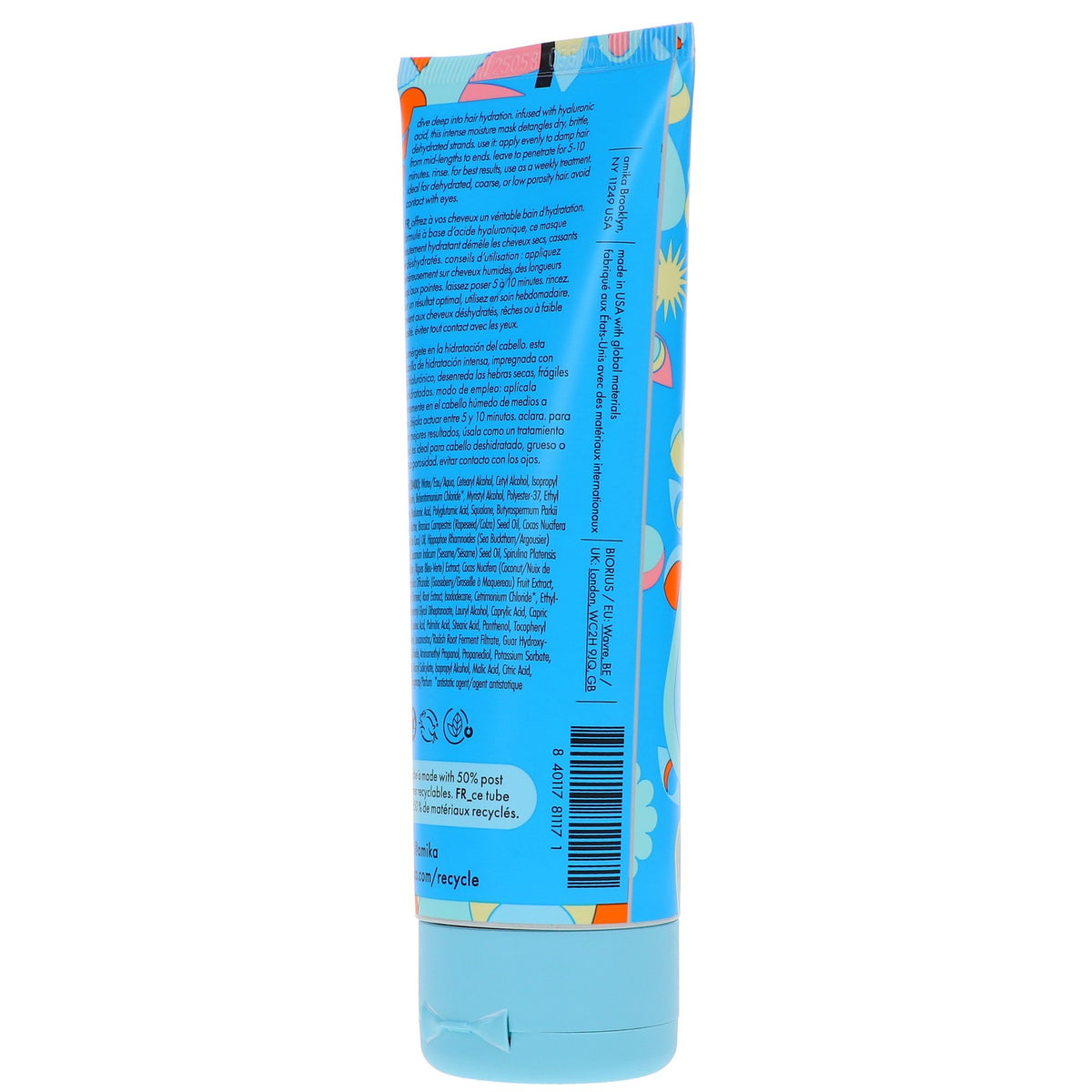 Hydrating Hair Mask with Hyaluronic Acid & Squalane - 3.3 oz