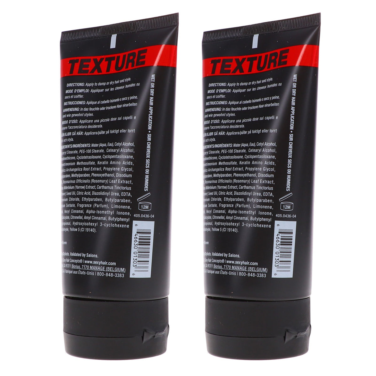Texturizing Hair Cream - Slept In Texture Creme for Soft, Tousled Hair 5.1 oz (2 Pack)