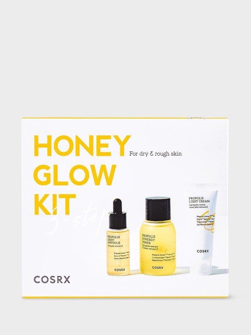 COSRX Honey Glow Skincare Kit - Propolis Toner, Ampoule, Moisturizer