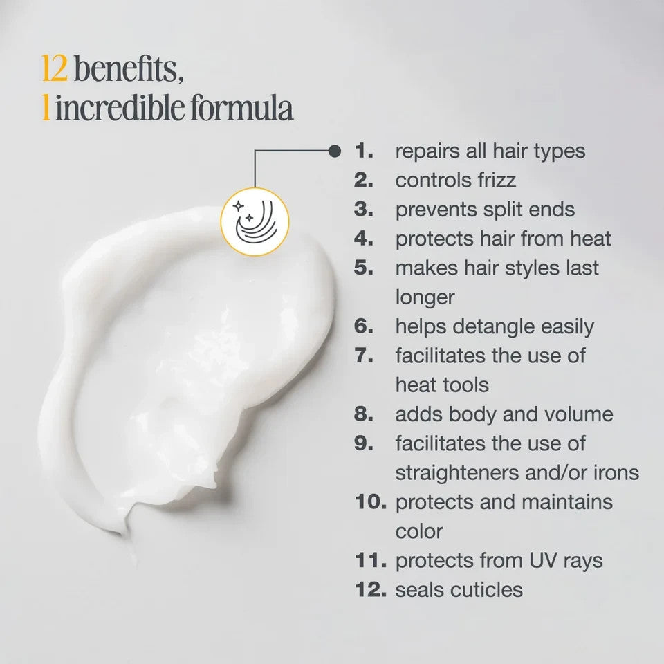 Leave-In Hair Treatment Spray with 12 Benefits - Nourishing & Protecting 5.1 oz