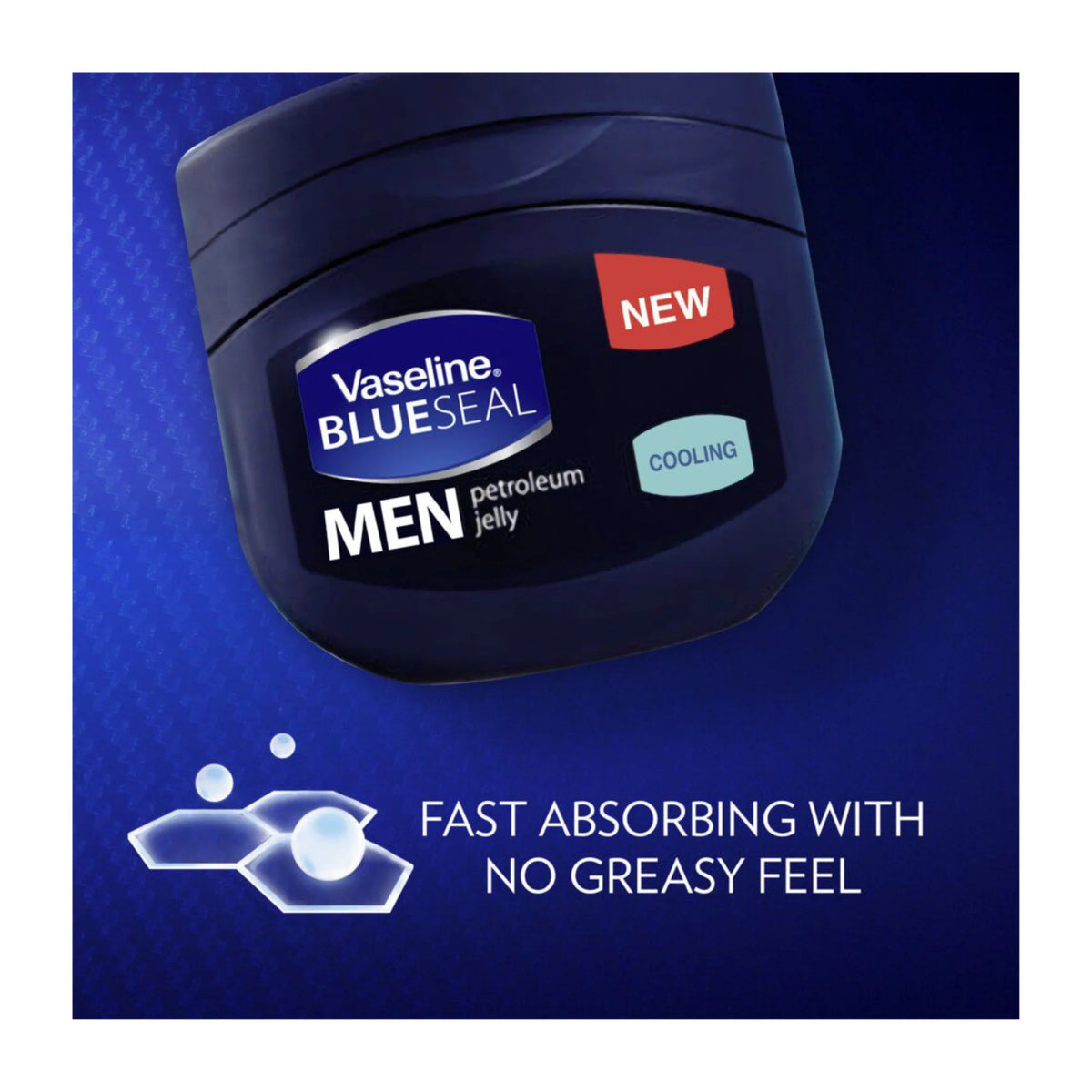 Vaseline Men Cooling Petroleum Jelly 100ml - 2 Pack
