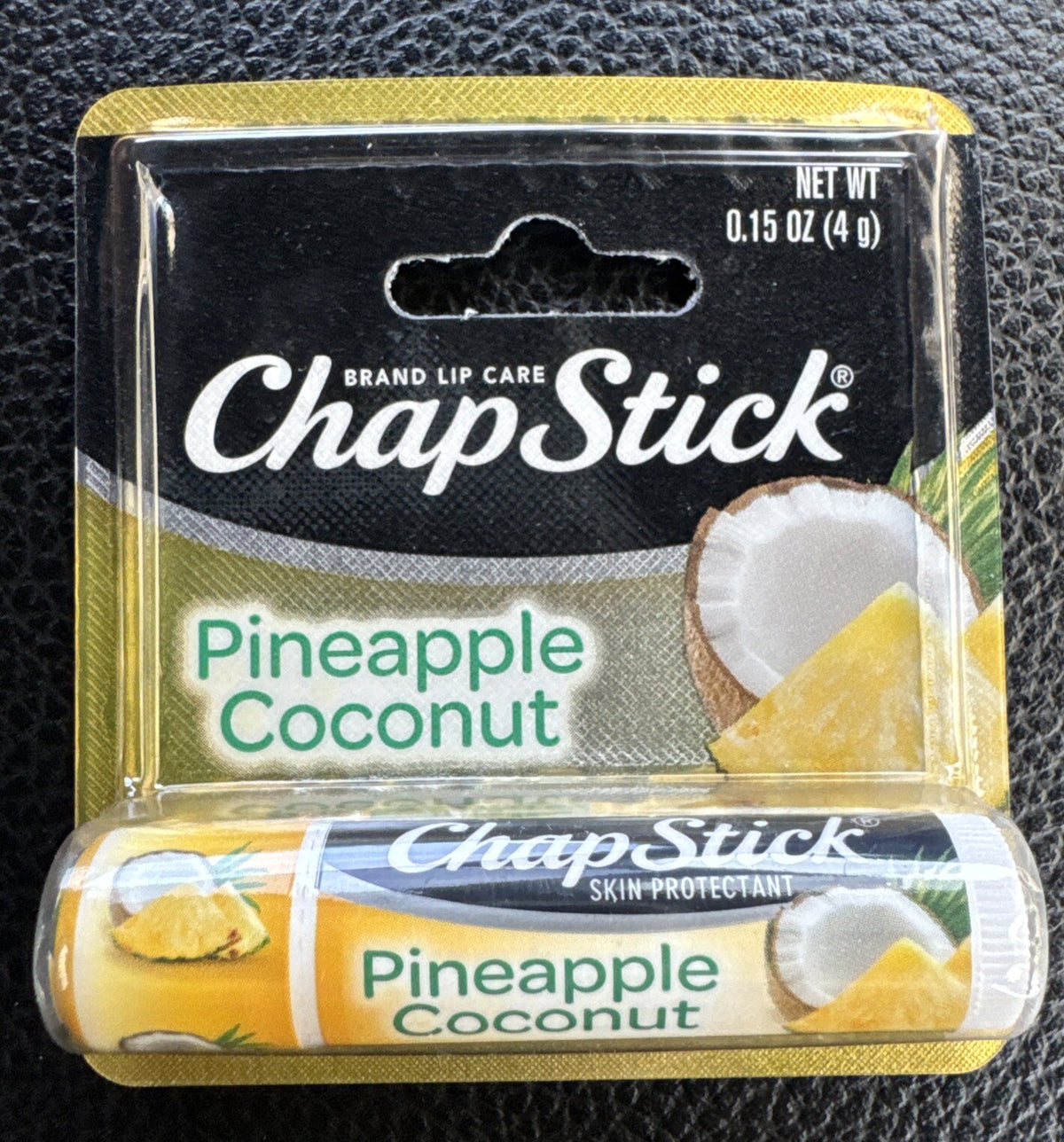 Lip Balm Set - Pineapple Coconut Flavored 0.15 oz x 2