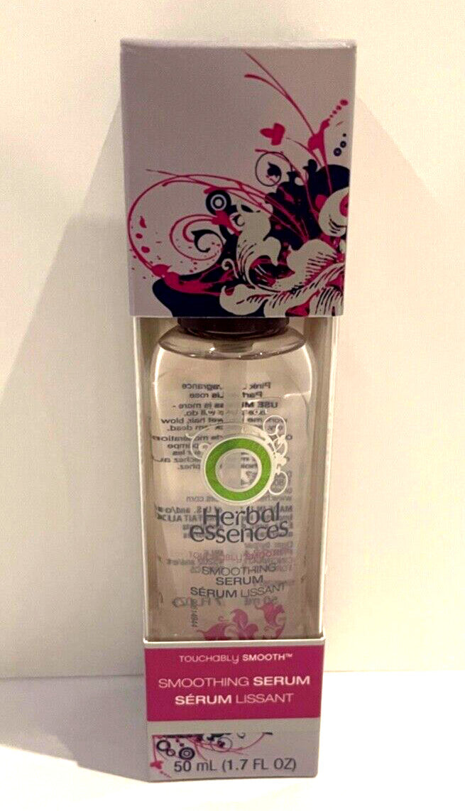 Herbal Essences Touchably Smooth Smoothing Serum Pink Lily 1.7 oz