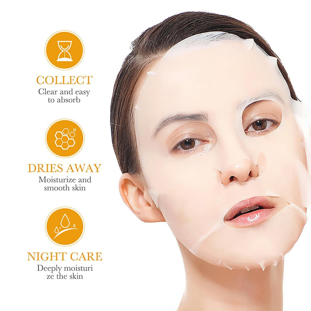 Manuka Honey Facial Mask with Vitamin E - 25g x 5 Pack
