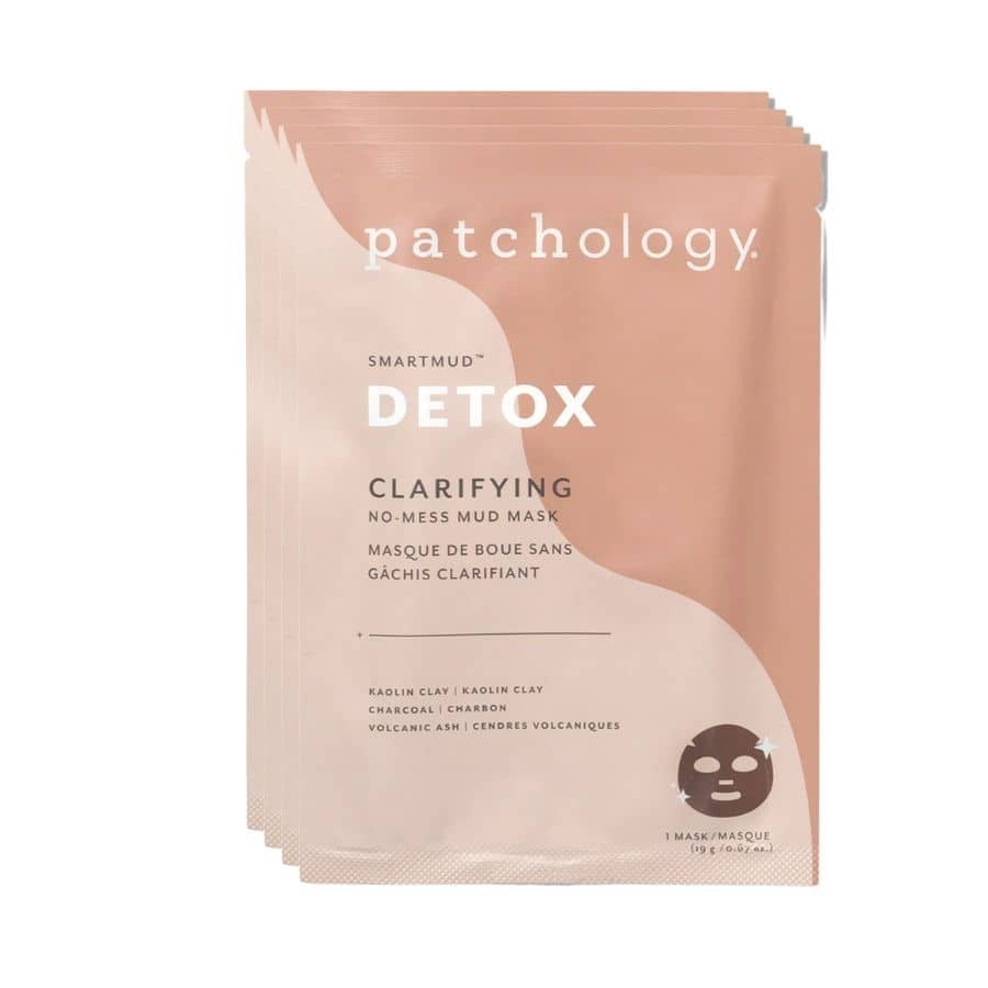 SmartMud Detox No Mess Mud Mask Sheet - 4 Pack