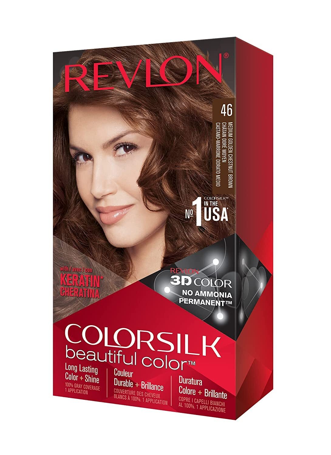 Permanent Hair Color - Ammonia Free Formula, Pack of 12