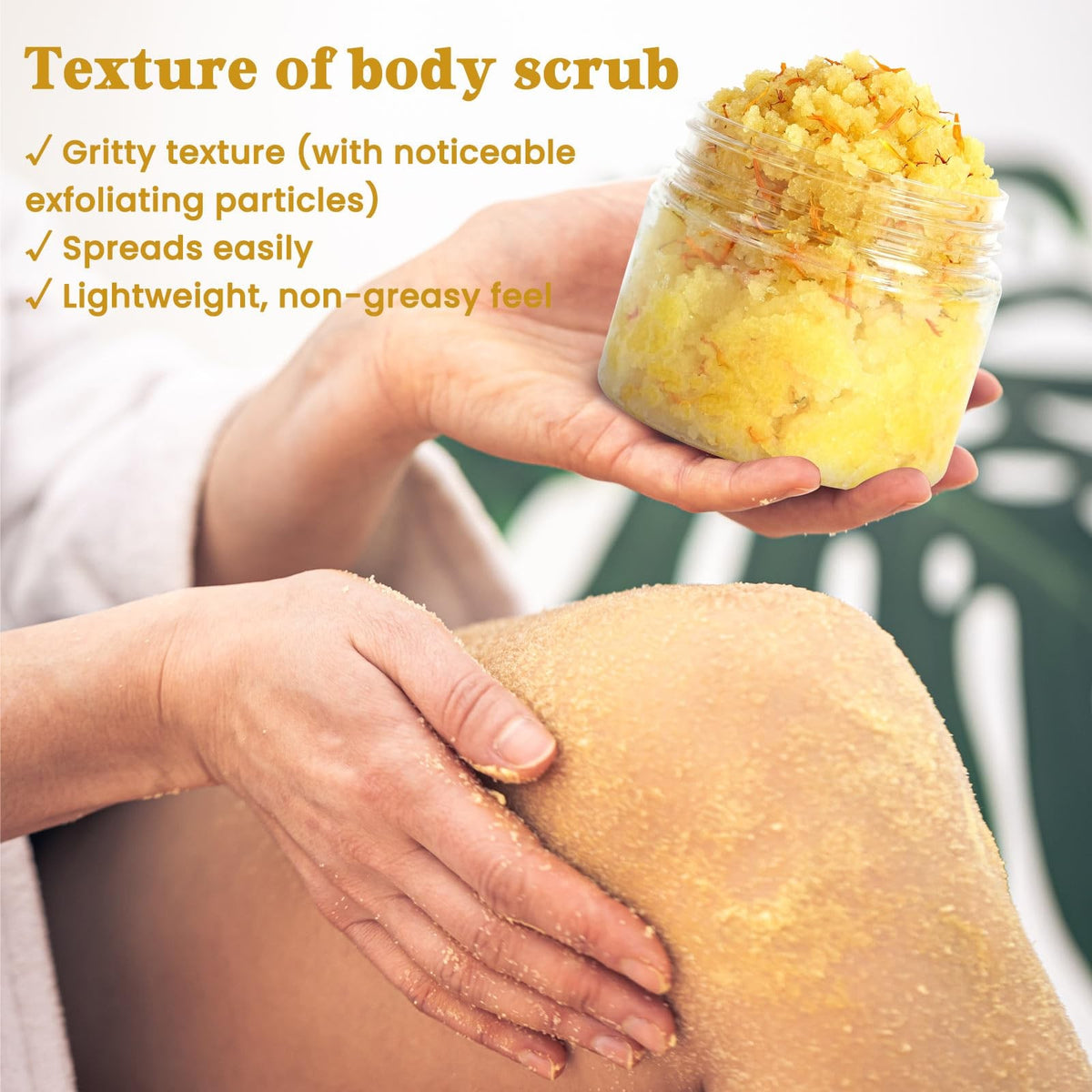 DIY Body Scrub Making Kit with Salt, Fragrance Oils & Dried Flowers