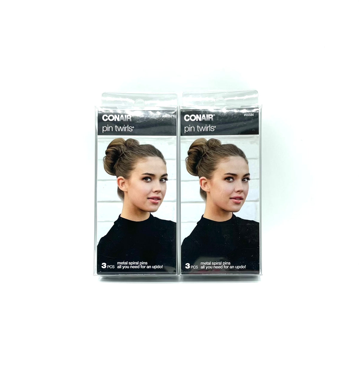 Conair Pin Twirls Hair ( 2 Pack/ 3 ea)