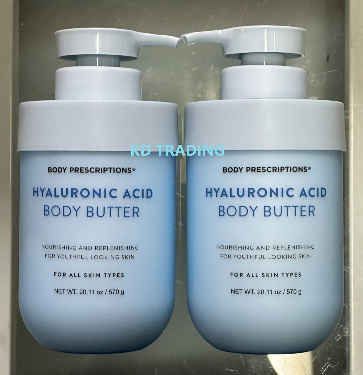 Hyaluronic Acid Body Butter - 2-Pack Nourishing Moisturizer