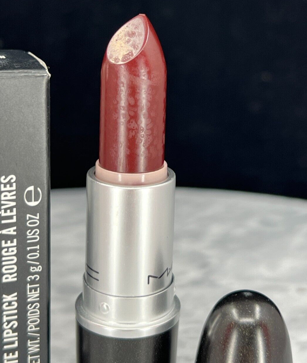 Matte Lipstick - Velvet Rebellion, 0.1oz, Authentic Mac Lip Color