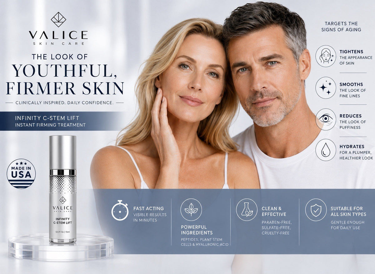 Instant Face Lift Serum with Peptides & Stem Cells for Youthful Skin