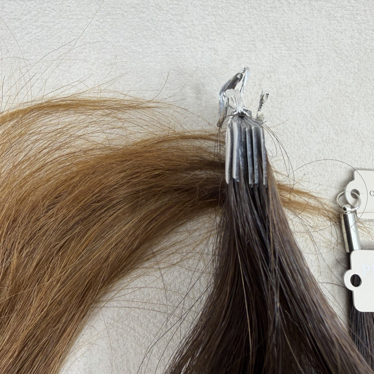 Hair Extensions Tape-In 25 Inch Light Brown Ombre - Glam Seamless & Priscilla Valles