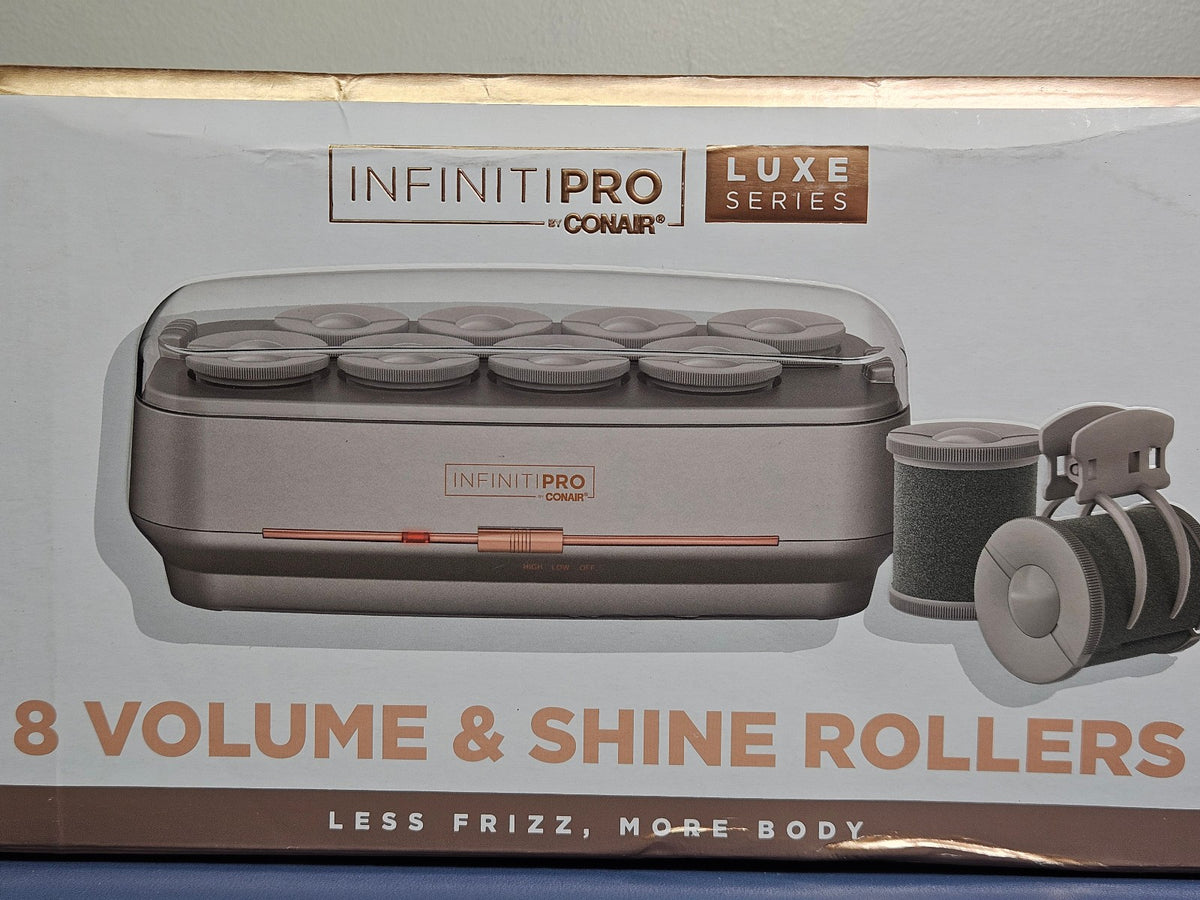 Conair Infinitipro Luxe Series 8 Volume & Shine Hair Rollers - New