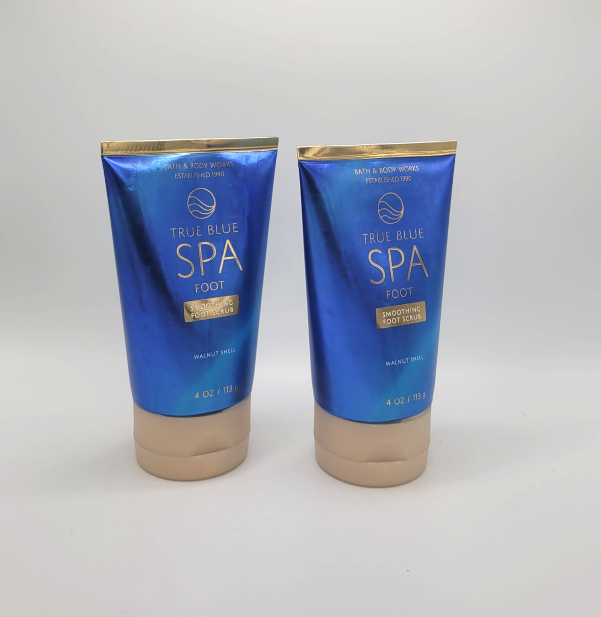 2 Bath & Body Works True Blue Spa Exfoliating Foot Scrub Smoothing
