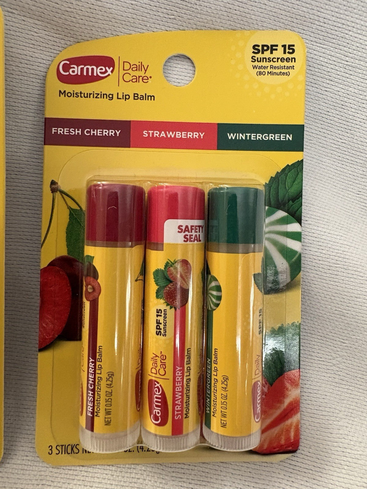 Christmas Carmex Lip Balm Pack - Classic & Variety 3-Pack