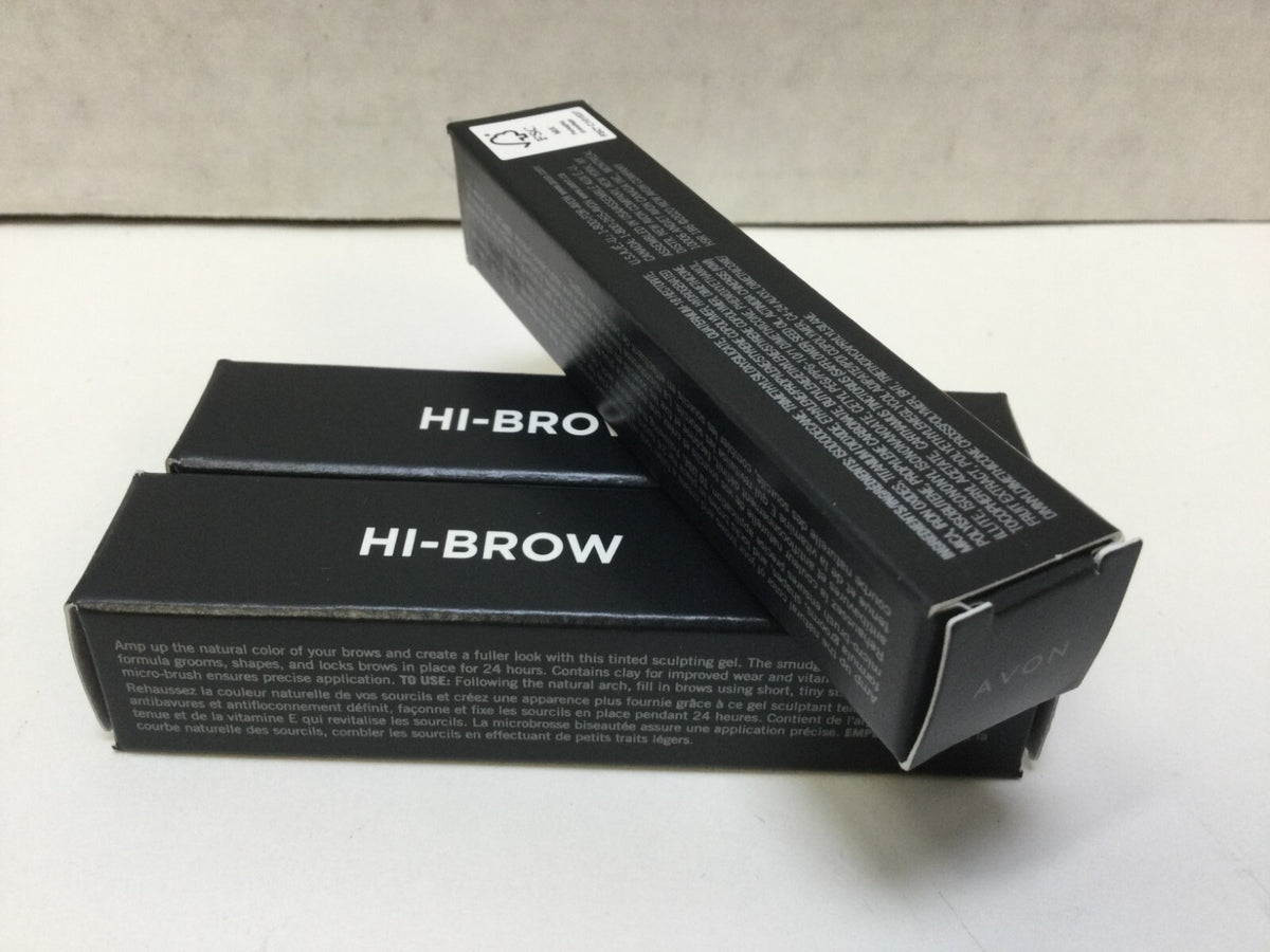 Eyebrow Gel Sculpting Medium Brown Waterproof & Smudge-Proof - Set of 3