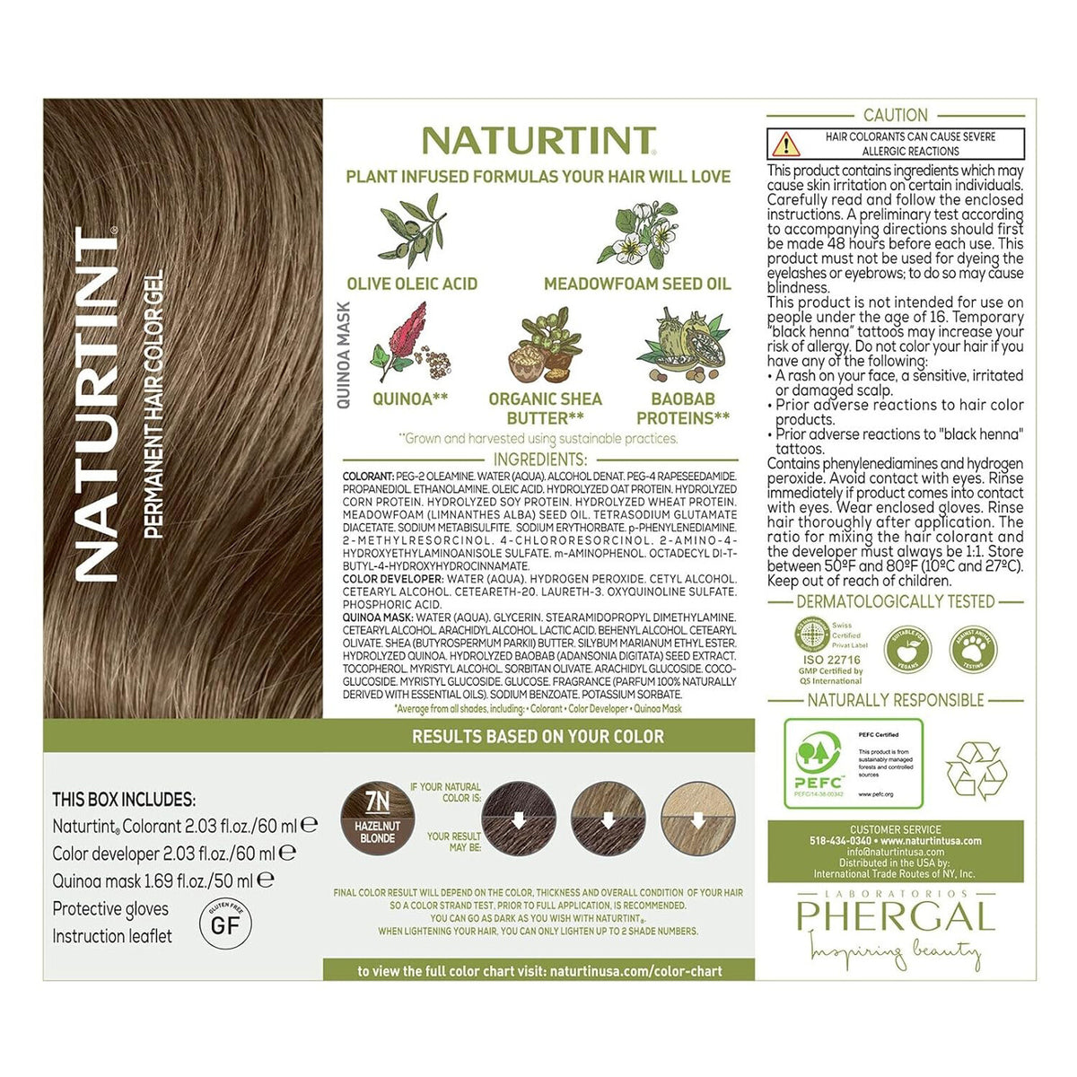 Naturtint Permanent Hair Colorant 7N Hazelnut Blonde