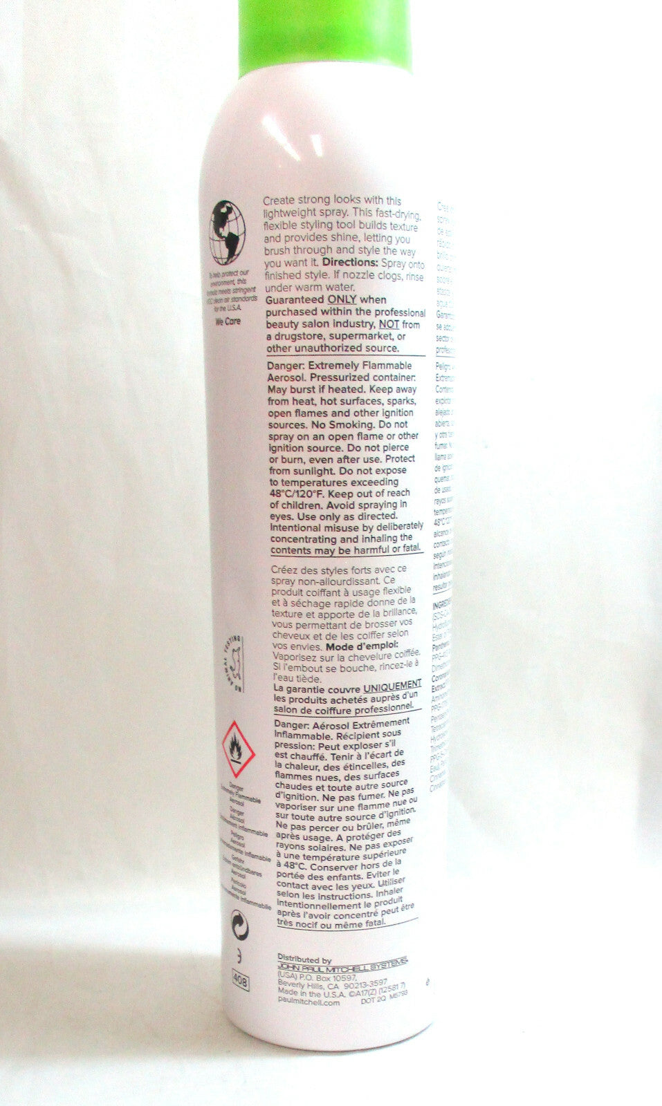 Paul Mitchell Flexible Super Clean Hair Spray 9.5 Oz - Lightweight, Strong Hold