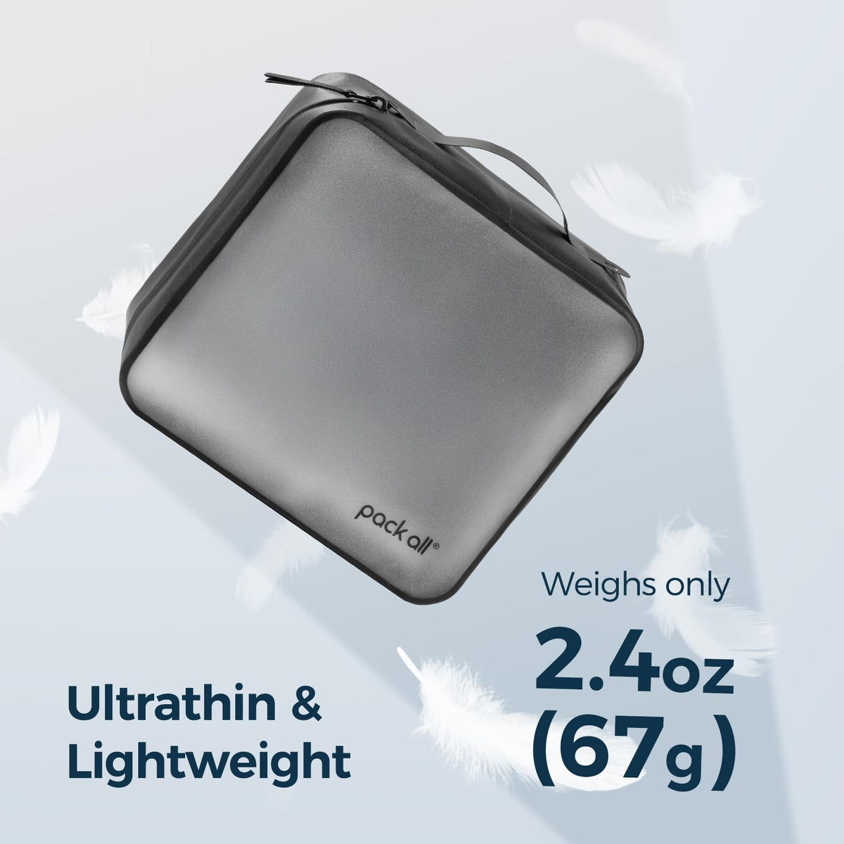 Travel Clear Organizer Pouch Waterproof TPU Zipper Bag for Toiletries & Gear