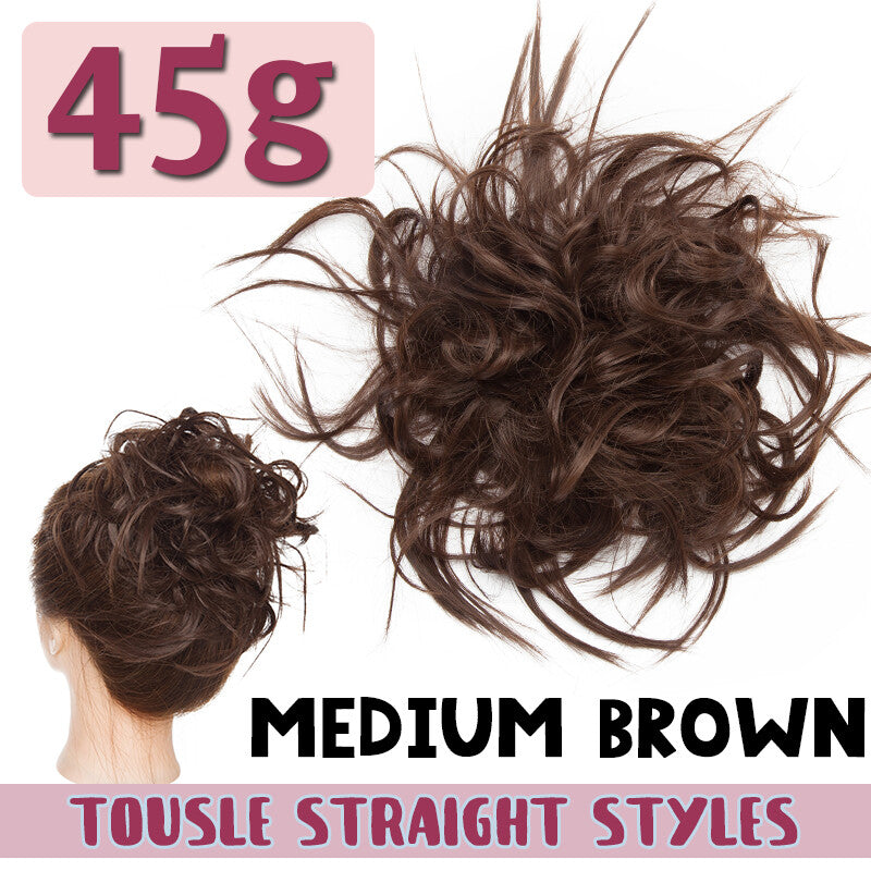 Thick Large Messy Bun Hair Piece Scrunchie Updo Wrap Hair Extensions
