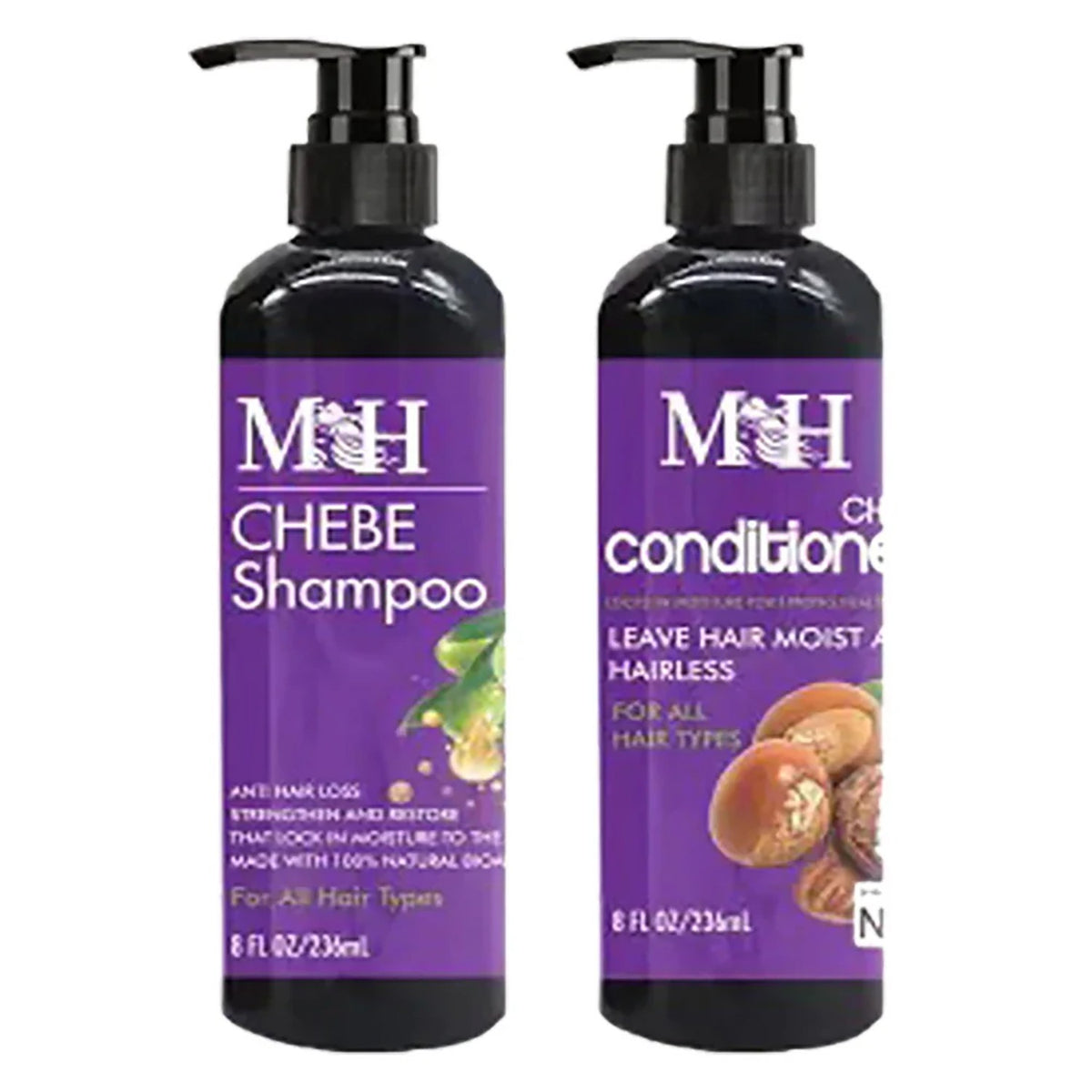 Chebe Hair Growth Set - Shampoo, Conditioner & Scalp Serum