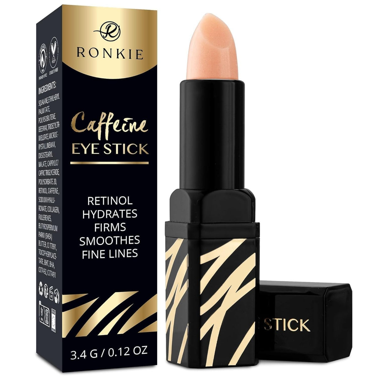 Hydrating Caffeine Eye Balm for Anti-Aging & Brightening Under-Eyes