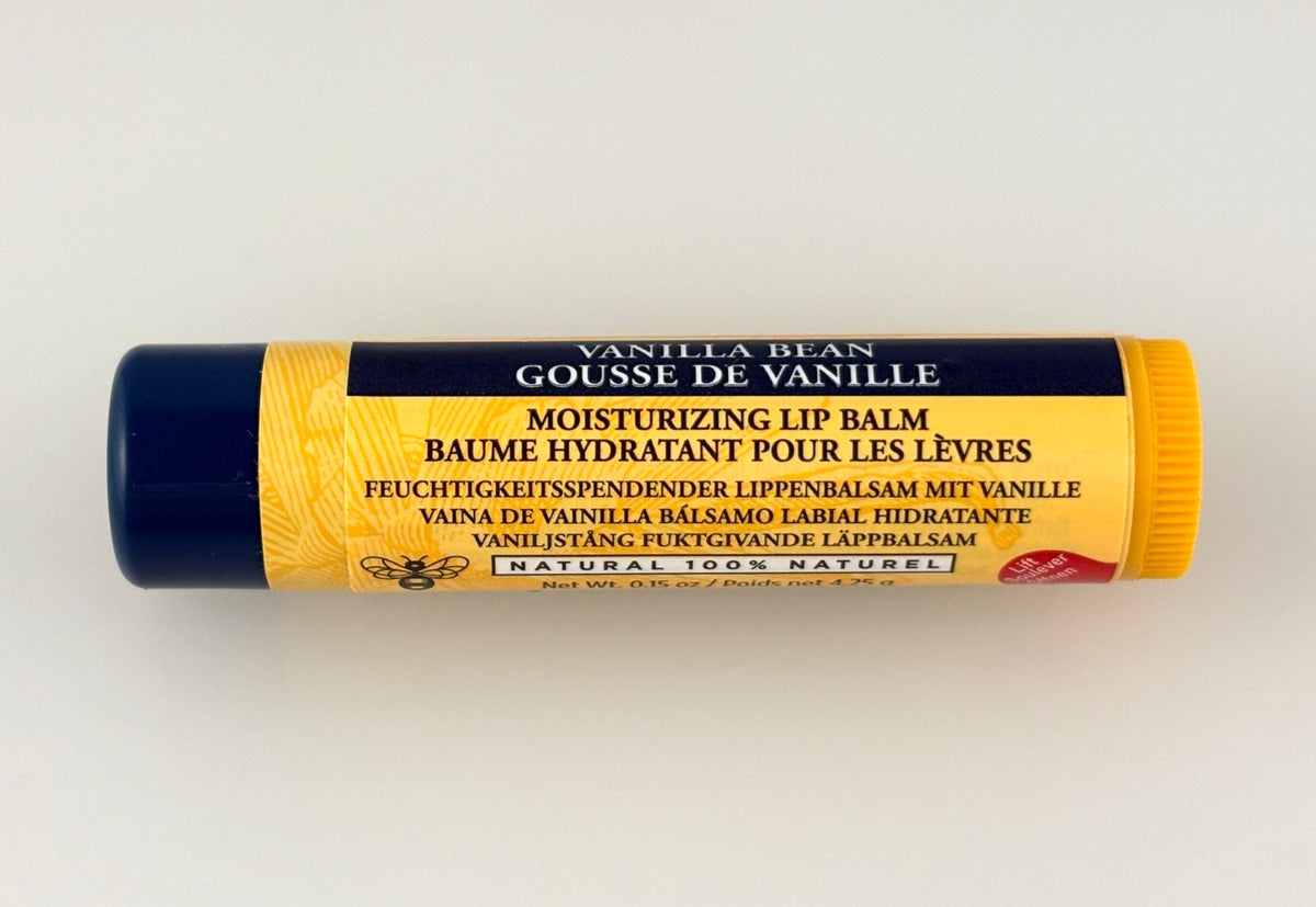 2-Pack Burt's Bees Natural Lip Balm Set - Red Dahlia & Vanilla Bean