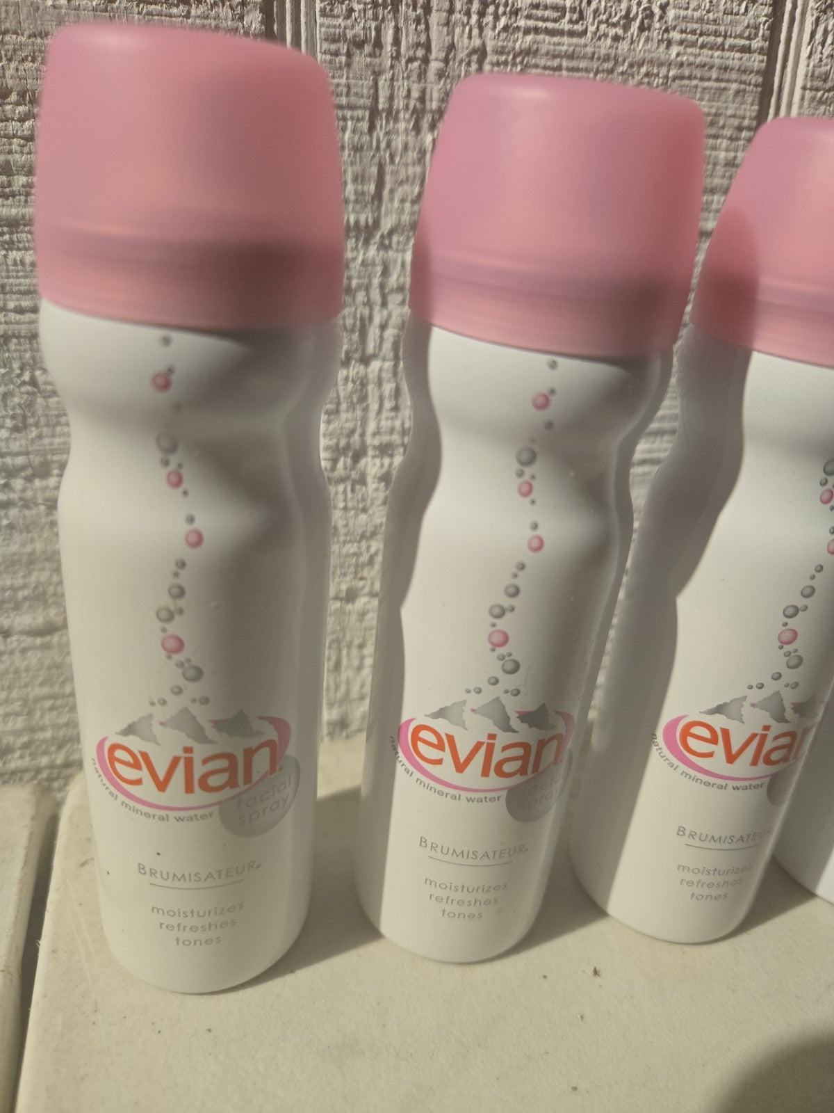 Evian Facial Spray 50ml - 4 Pack
