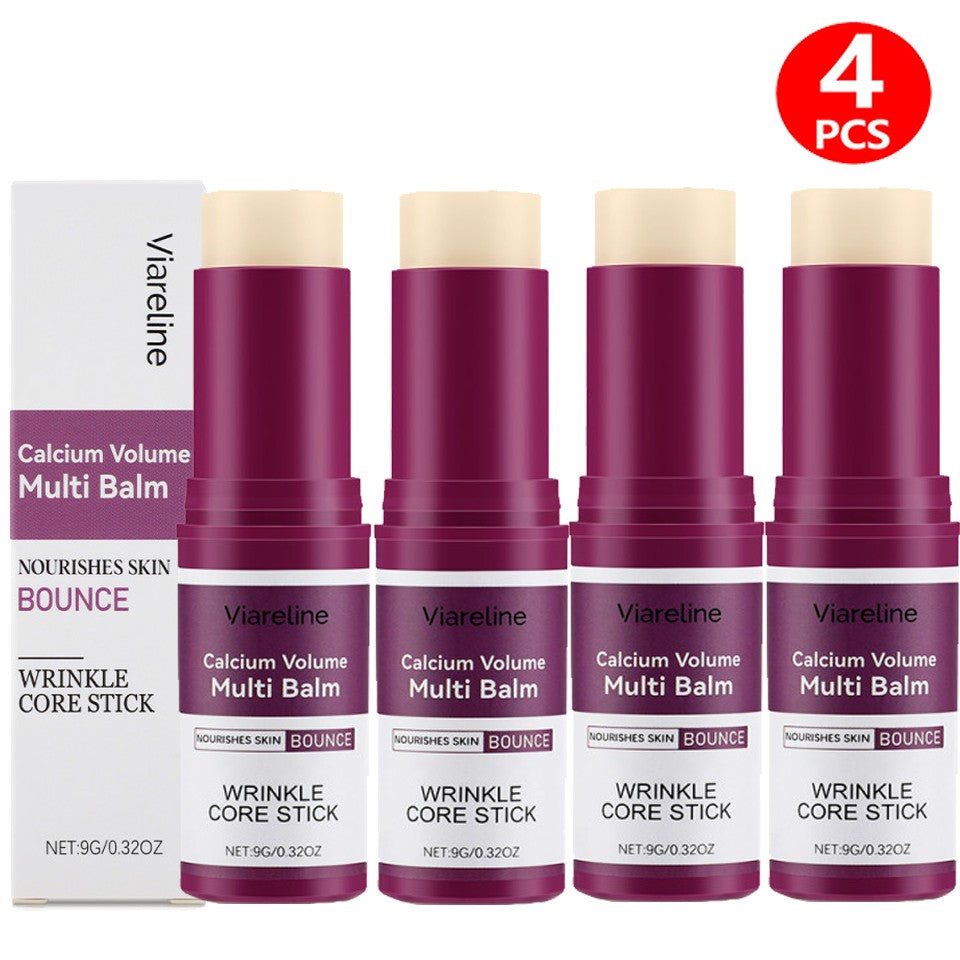 Hydrating Anti-Aging Balm Stick with Collagen & Calcium for Skin Elasticity